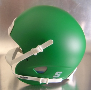 Matte Kelly Green Schutt XP Mini Football Helmet Shell